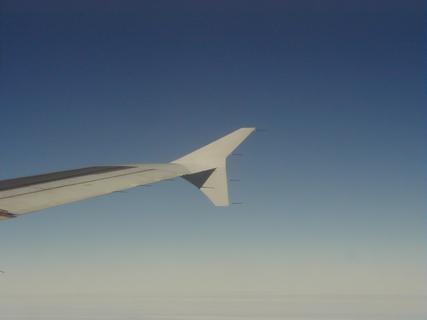 Wingtip of the aircraft<br>Location: Over Ohio